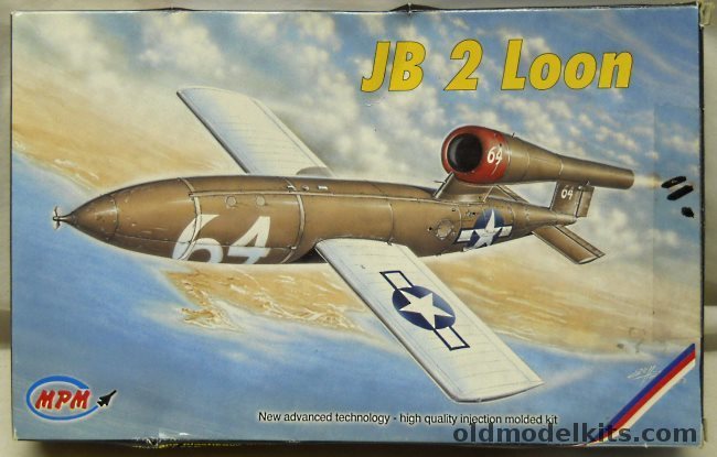 MPM 1/48 Republic-Ford JB-2 / KGW / LTV-N-2 Loon Missile - (JB2), 48054 plastic model kit